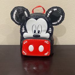 New Mickey Mouse Balloons Backpack And Wallet