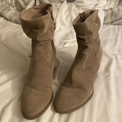 Tan Women's Heeled Boots