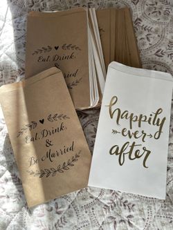 Popcorn Bags For Wedding Reception 