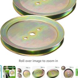 2 Pack GX20367 JD spindle Pulley For Lawn Tractors (3)