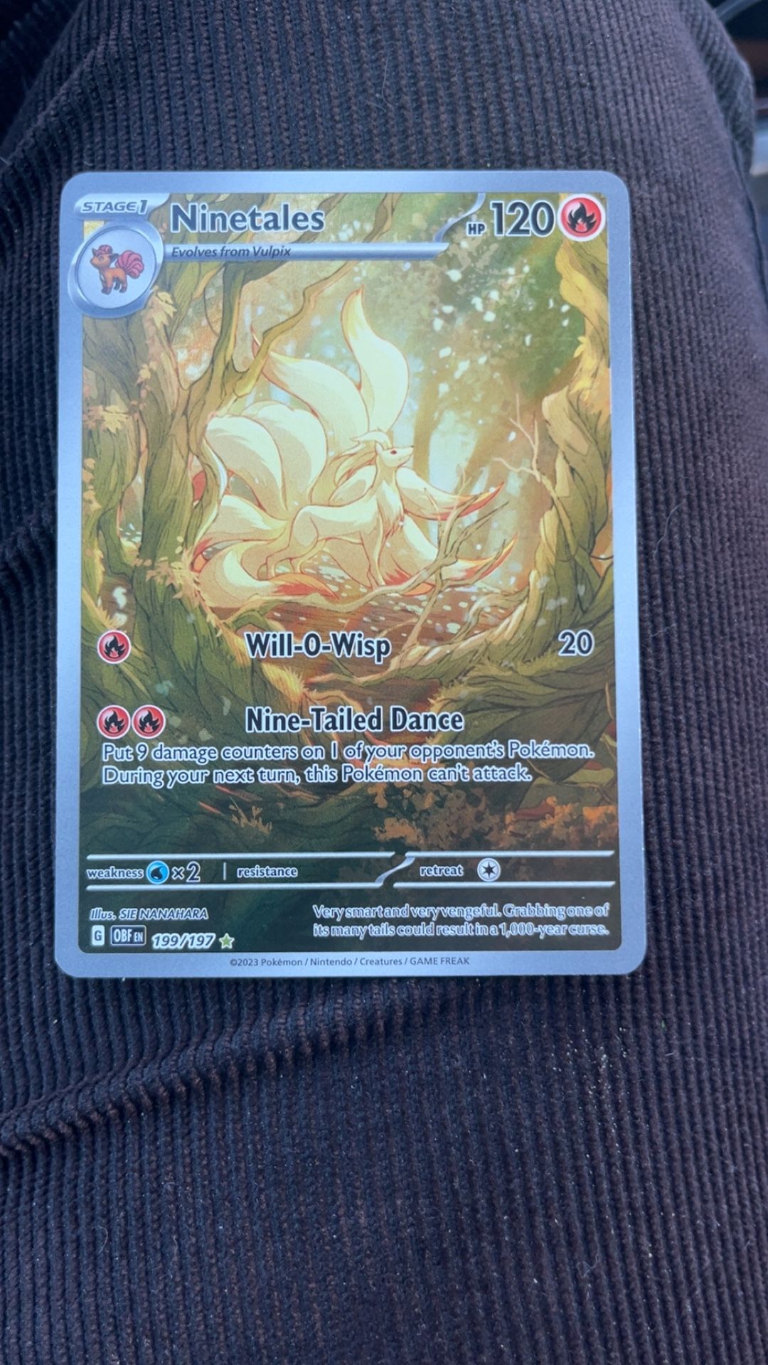 Ninetales Pokémon Card