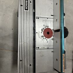 Router With Aluminum Lift Table