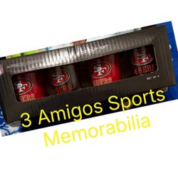 SAN FRANCISCO 49ers 4-PACK SHOT GLASSES
