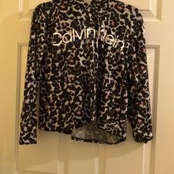 Calvin Klein Multicolor Leopard Print/cheetah Print Hoodie