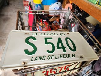 1965 license plate