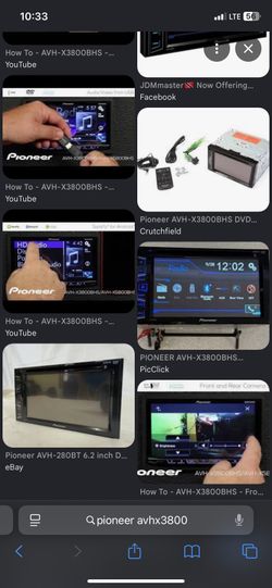 Pioneer DVD Cd Touchscreen Navigation Back Up Camera Radio