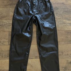 Women Faux Leather Pants