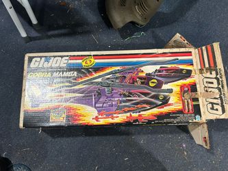 Original G.I. Joe Cobra Mamba With Box