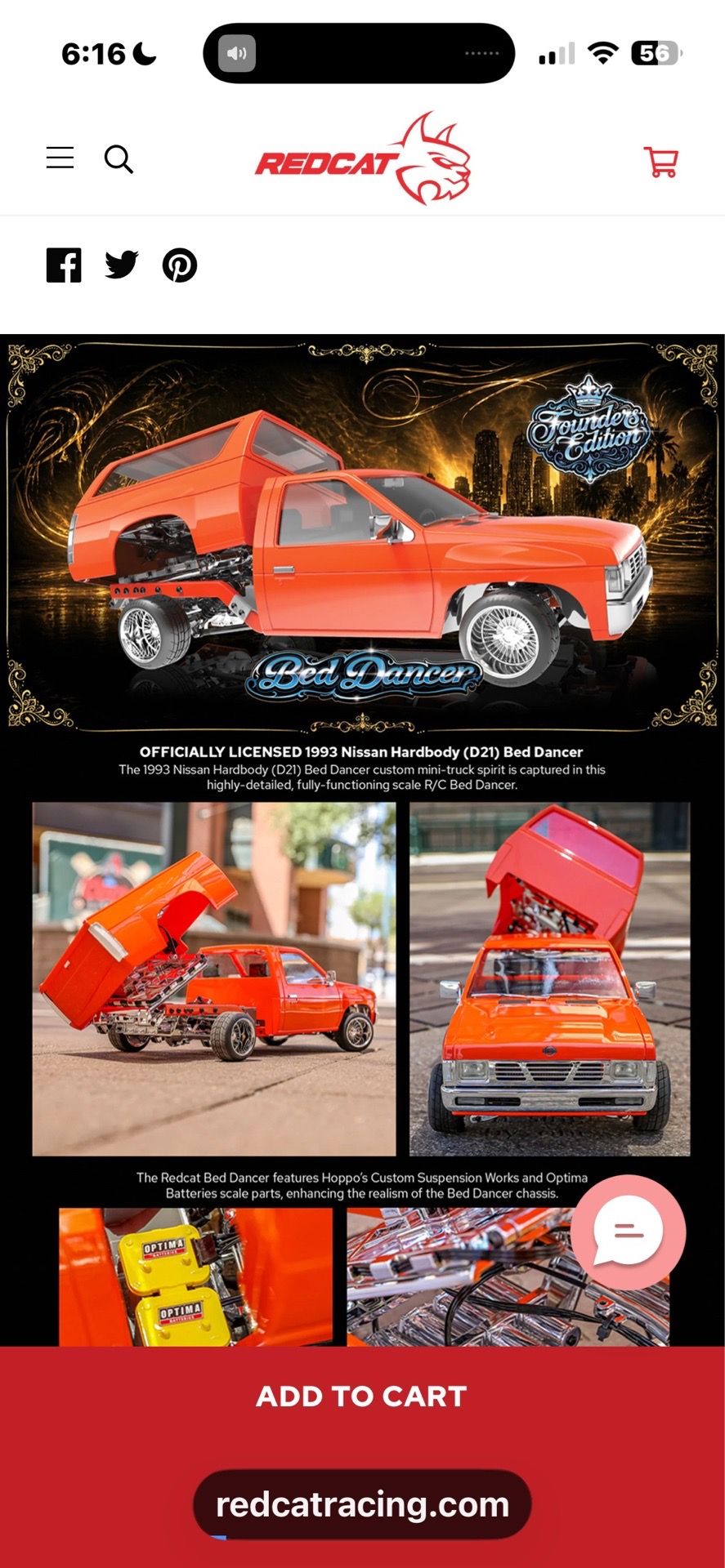 Redcat Racing Bed Dancer