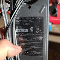 Sony Camcorder Charger/power Device 