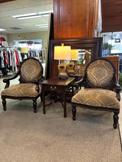 2pc Accent Chairs — $199.99