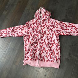 Pink Zip Up For Guys 