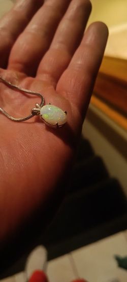 Fire Opal Necklace