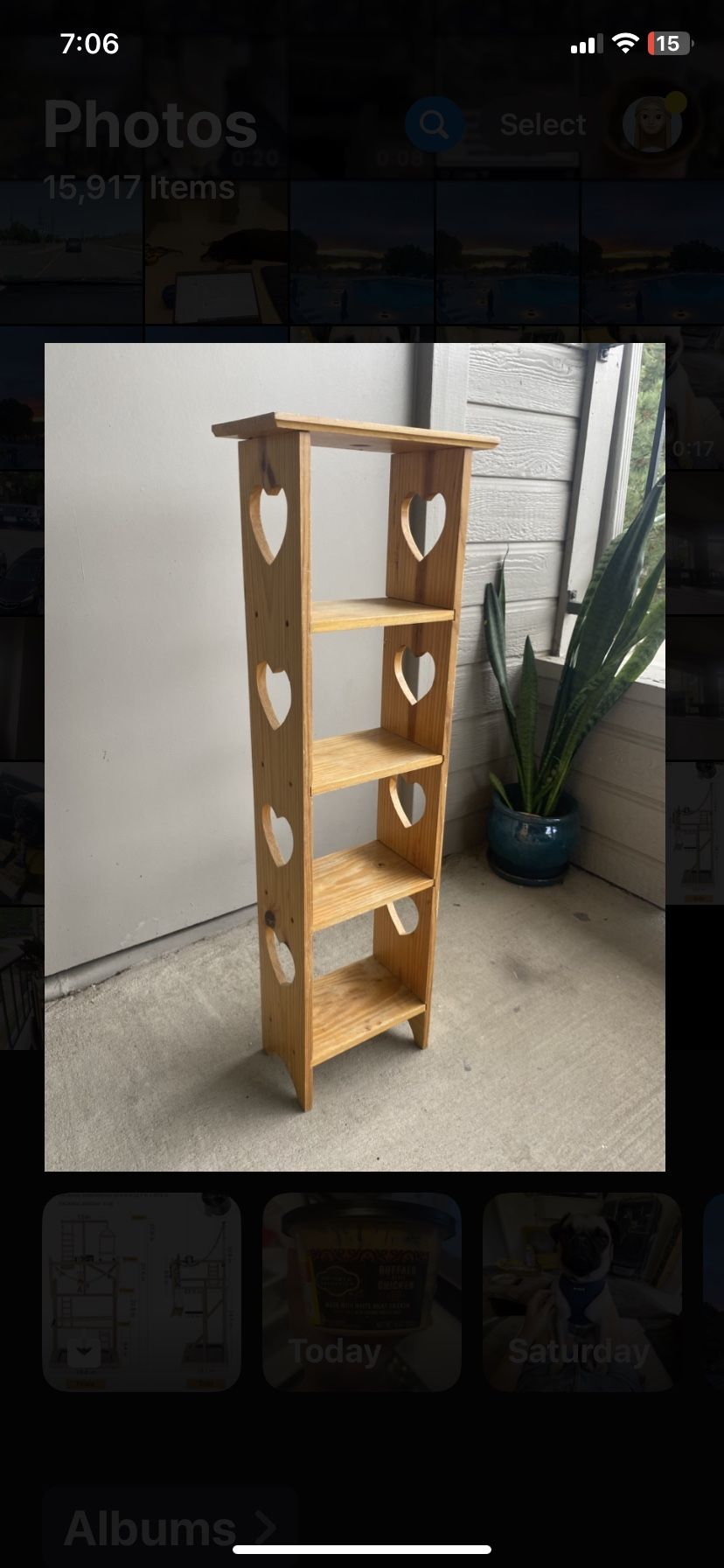 5 Tier Shelf Stand For Small Spaces