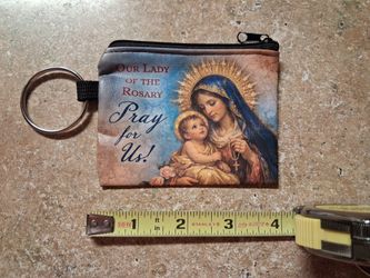 Religious Coin Pouch/Key Chain