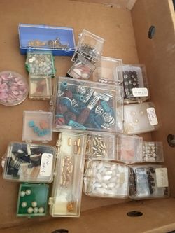 19 boxes of beads for handmade, handcrafted