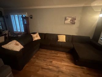 Dark Blue Sectional couch