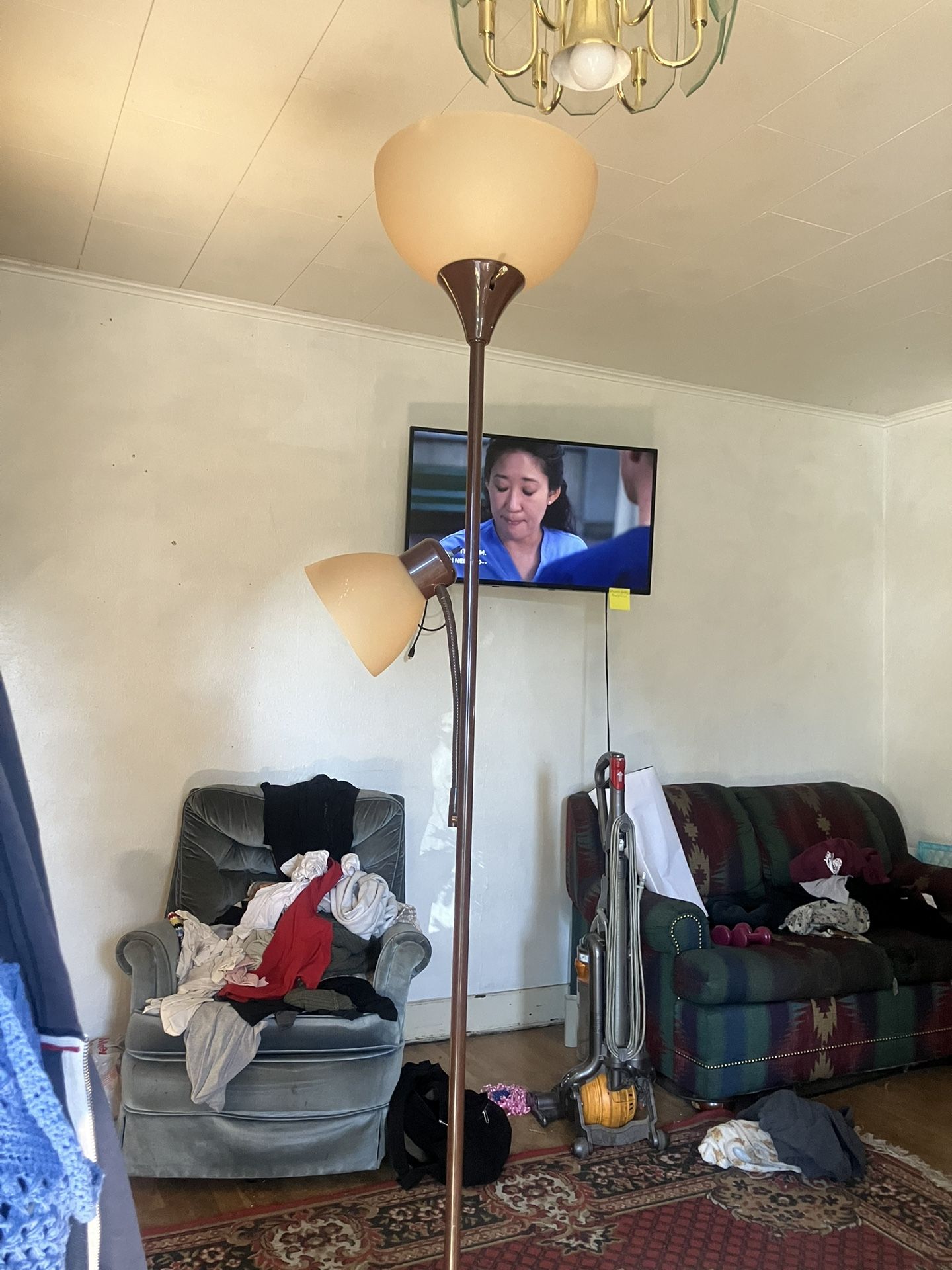 Brown 2 lamp holder 