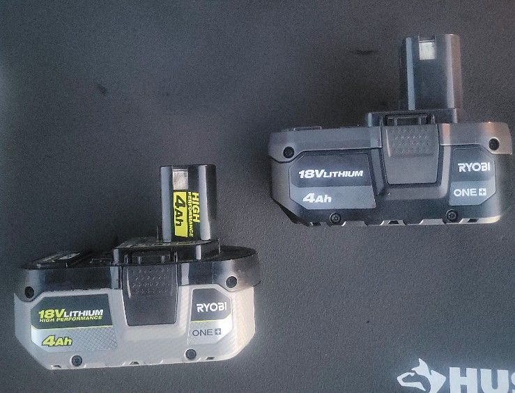 Ryobi 18V 4.0AH Batteries
