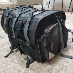 TANAX Moto Fizz Touring bag field seat bag 39-59L Black MFK-101 