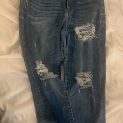 American Eagle Skinny Ripped Jeans