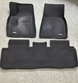 ⭐️⭐️⭐️ 2012 - 2026 TESLA MODEL S PLAID 3D MAXSPIDER KAGU FRONT & REAR FLOOR MATS LINERS SET