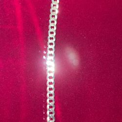 Miami Cuban 8” Bracelet  925 Silver 