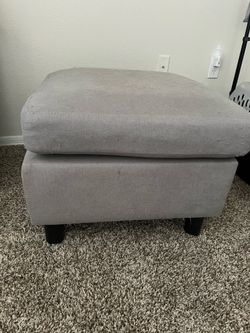 Gray Ottoman
