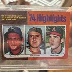 1975 TOPPS Busby RYAN HIGHLIGHTS #7⚾ EX-EX-MT⚾1975 TOPPS Busby RYAN HIGHLIGHTS #7⚾ EX-EX-MT 