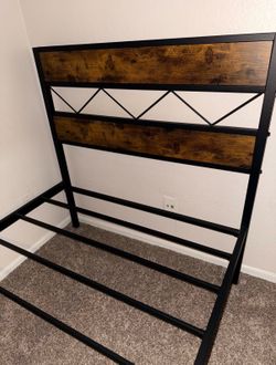 Twin Bed Frame and Matteess