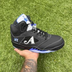 Jordan 5s Retro “ Awake NY Black”