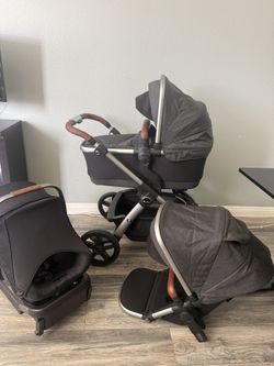 Silver Cross Stroller System And Nuna Car seat