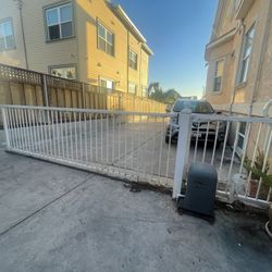 Gate Opener Eagle And Fence 