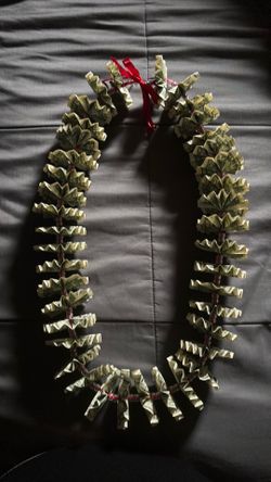 Graduation money lei