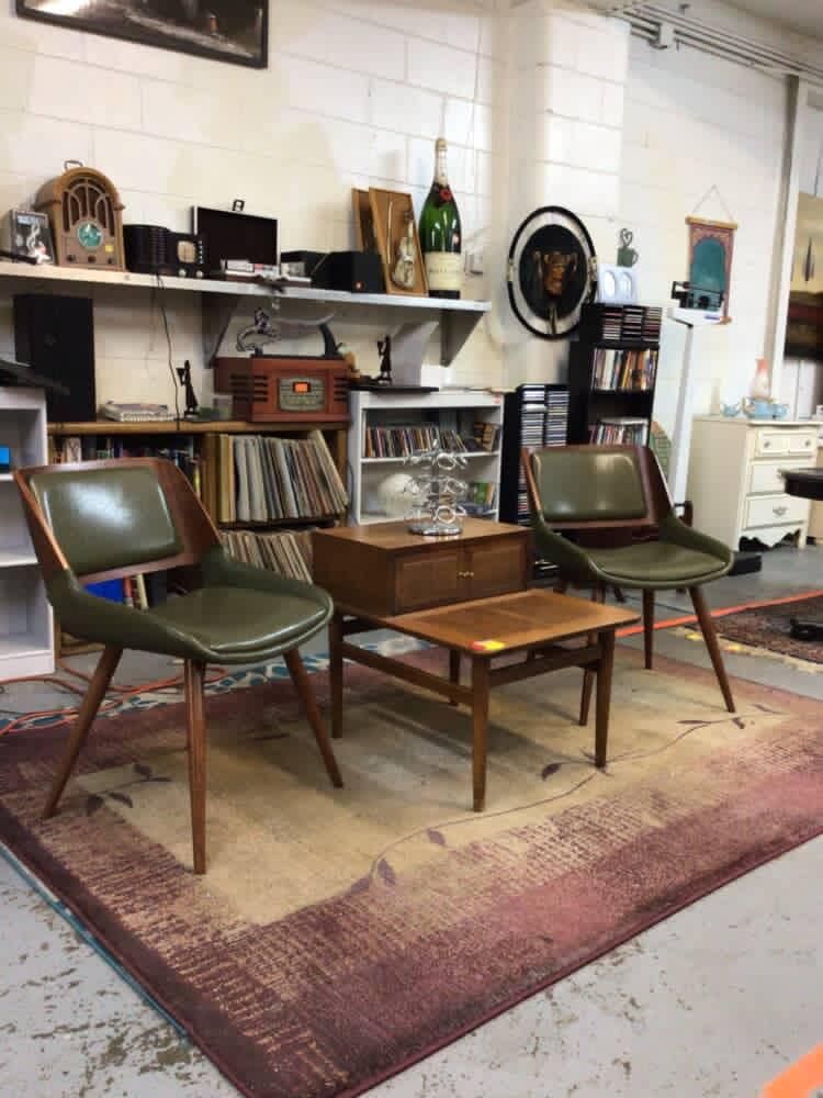 3 piece set - 2 Chairs and step back table for sale