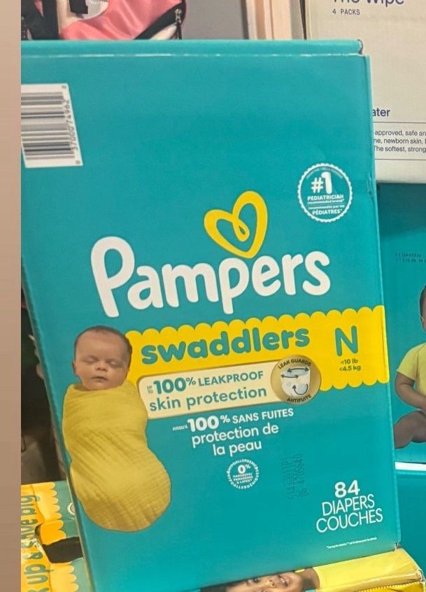 Newborn Pampers Box 84 Count
