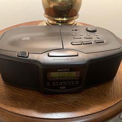 Sony Alarm Clock Radio/CD Player