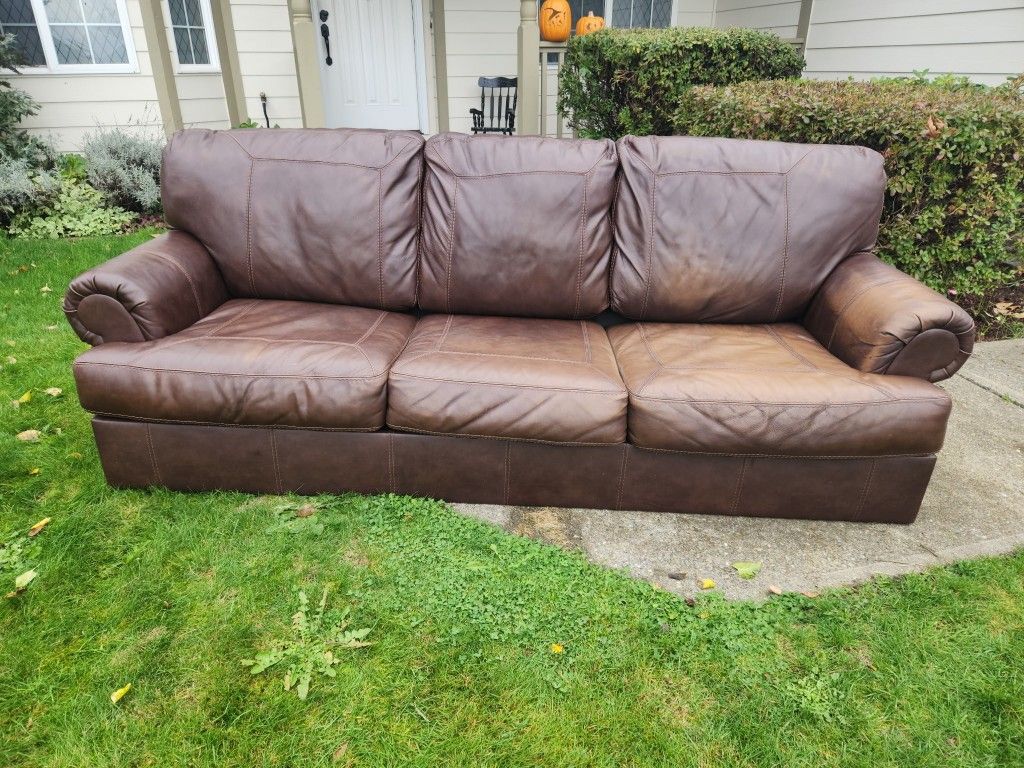 Leather Couch 