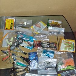 Vintage Fishing Lure And Reel Grab Bag