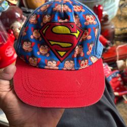 Kids Superman Hat Age 4-7