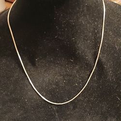 22"  Box Chain Silver 925