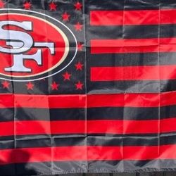 49ers Flag 5ftx3ft $20 Firm On Price 