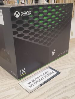 Microsoft Xbox Series X Gaming Console 1Tb Brand New - $5 DOWN TODAY, NO CREDIT NEEDED