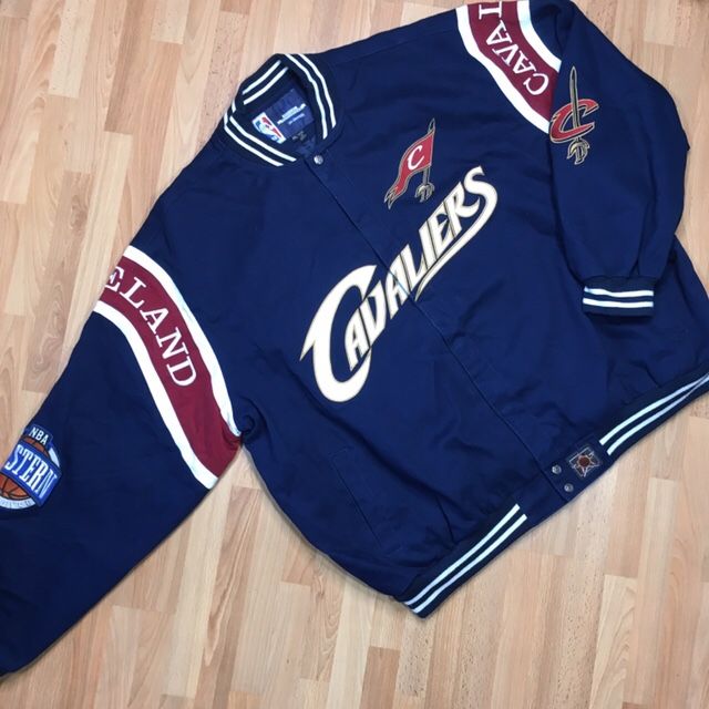 JH Design Jeff Hamilton NBA Champions Cleveland Cavaliers 4XL Varsity Bomber Jacket