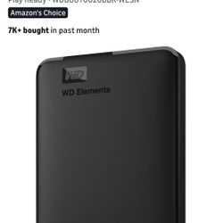 External Hard Drive. 2TB