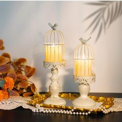 Birdcage Vintage Candle Holder 