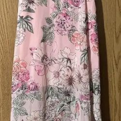 Pink Floral Dress