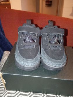 Air Jordan Toddler Sneakers All Black 6c