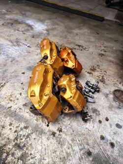2003-2007 Infiniti G35 350z Coupe Brembo Brake Caliper Set OEM