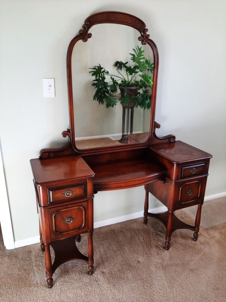 Antique Walnut Vanity